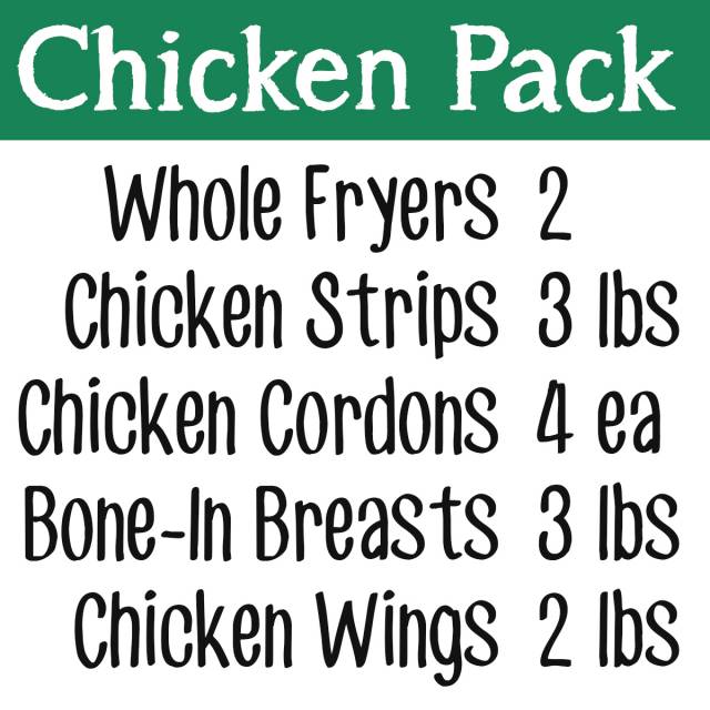 Chicken Freezer Pack